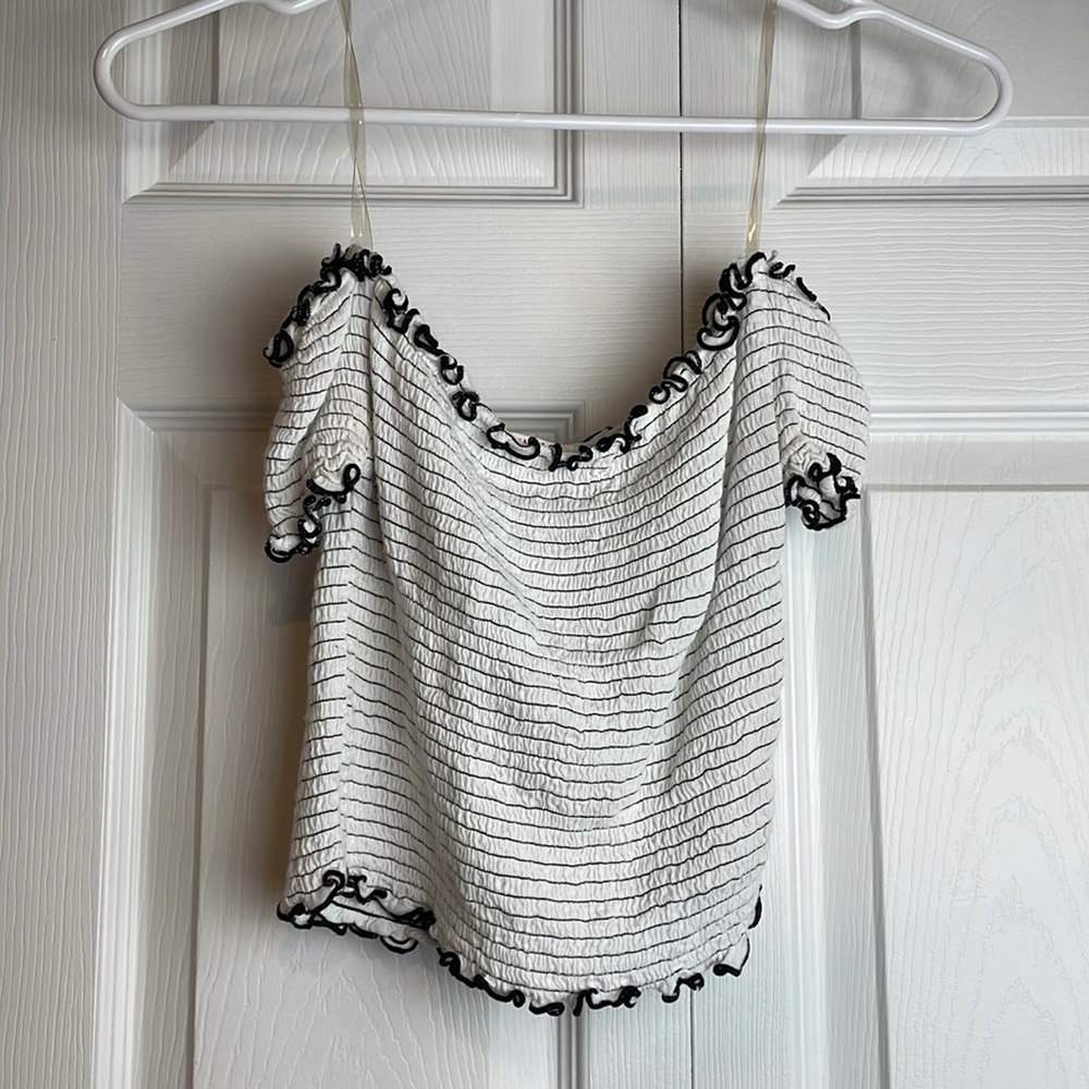 Off-The-Shoulder Crop Top
